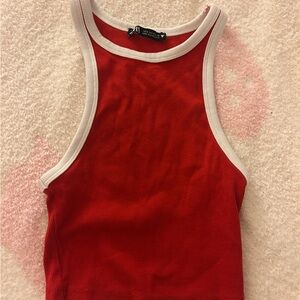 Red Zara tank